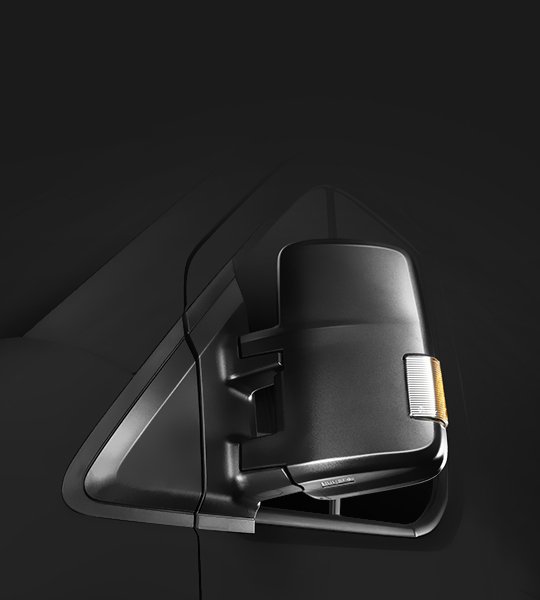 Hyundai h350: Indicadores nos espelhos exteriores em LED