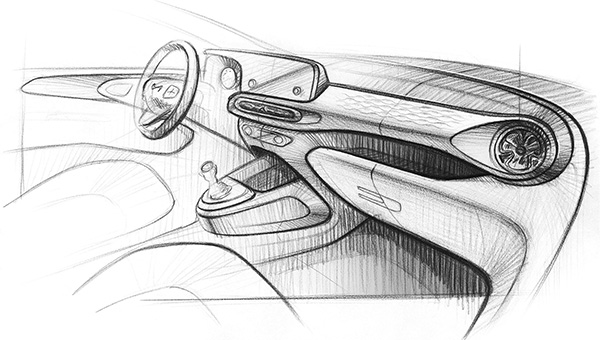 Hyundai i10 - Esboço do interior