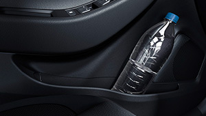 Hyundai i20 Active: Espaço para garrafas nas portas