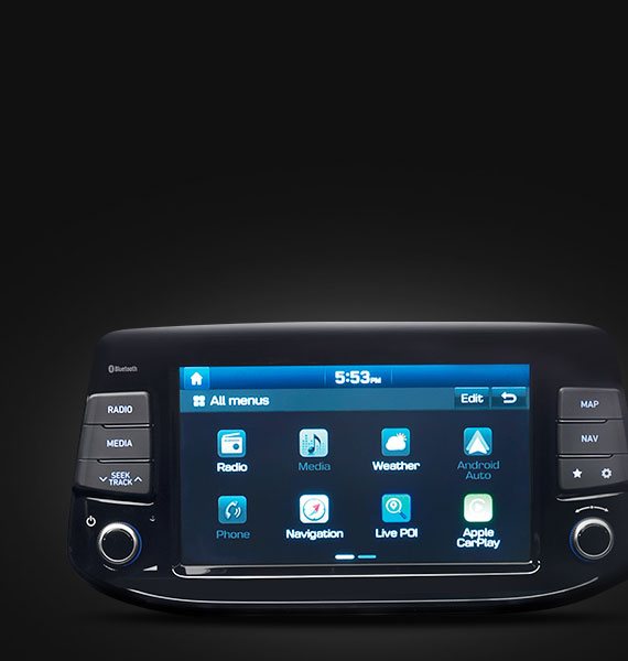 Hyundai i30: Ecrã Touch-screen de 8