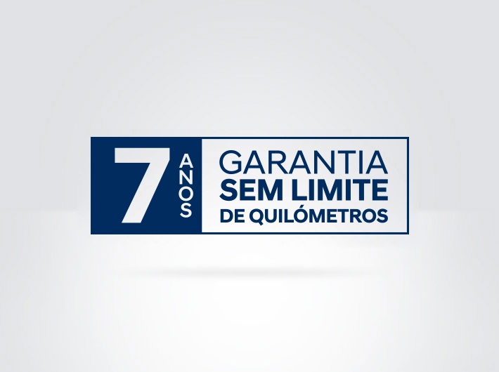 5 anos de garantia sem limite de quilómetros