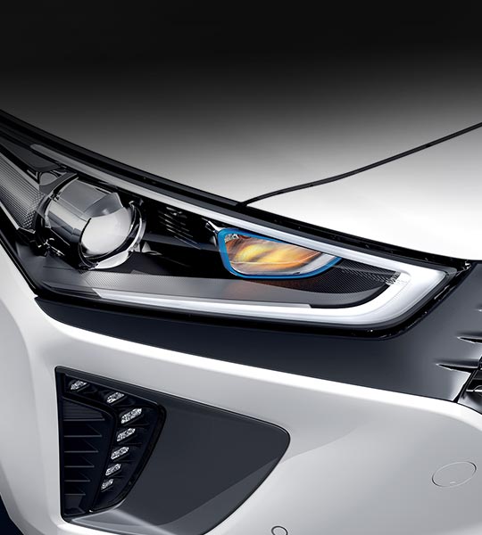 Hyundai ioniq: Luzes de circulação diurna em LED
