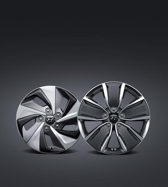 Hyundai ioniq: Pneus e jantes otimizadas