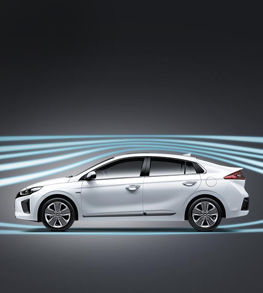 Hyundai ioniq: Eficiência Wind-cheating