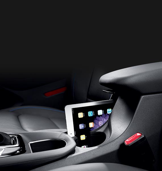 Hyundai ionich: Compartimento para arrumações