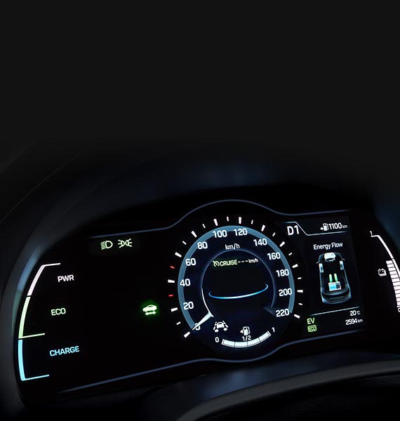 Hyundai ionich: Painel de Instrumentos