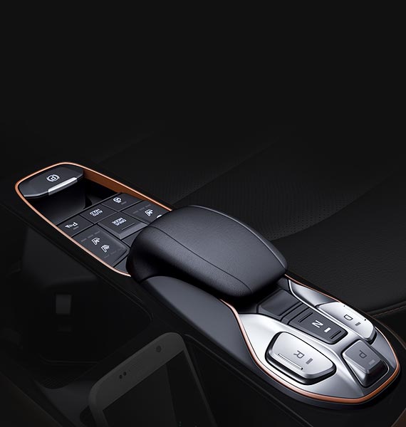 Hyundai ioniqe: Consola Central
