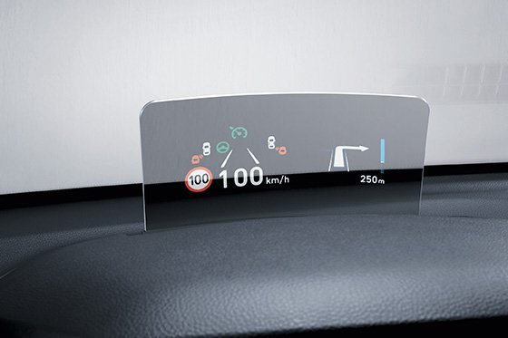 Hyundai kauai: Head-up display (HUD) Hyundai kauai: Head-up display (HUD)
