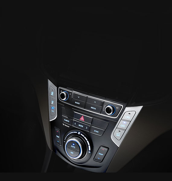 Hyundai santafe: Ar condicionado automático