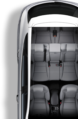 Hyundai santafe: Configuração dos lugares