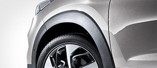 Hyundai tucson: Moldura dos arcos das rodas Hyundai tucson: Moldura dos arcos das rodas