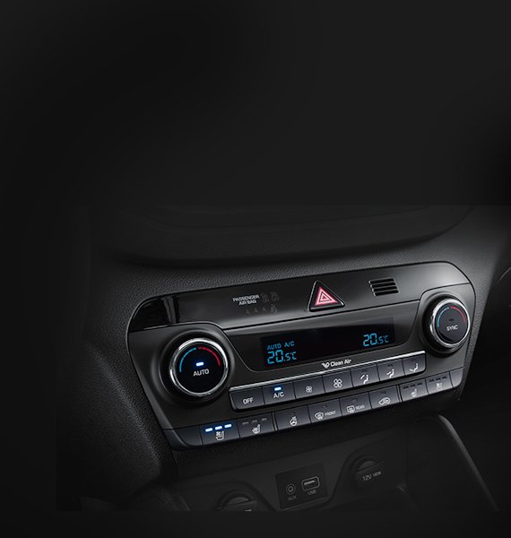 Hyundai tucson: Ar condicionado automático