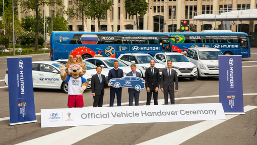 Hyundai Motor forneceu frota de 530 viaturas para o Campeonato do Mundo da FIFA 2018™