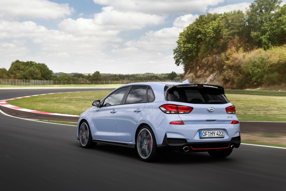 Traseira do Hyundai i30N