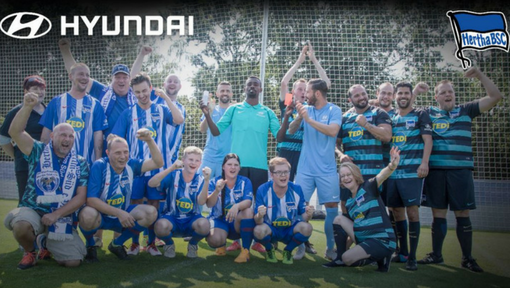 Hyundai organiza jogo de futebol com fãs e jogadores do Hertha BSC