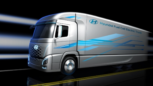 A Hyundai revelou o novo camião ecológico “fuel cell”
