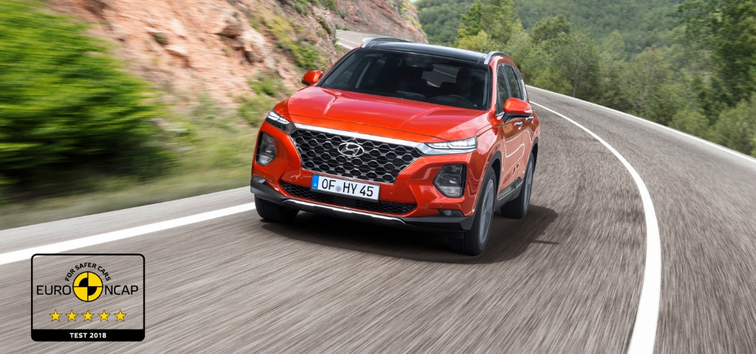 Novo Hyundai Santa Fe obtém cinco estrela