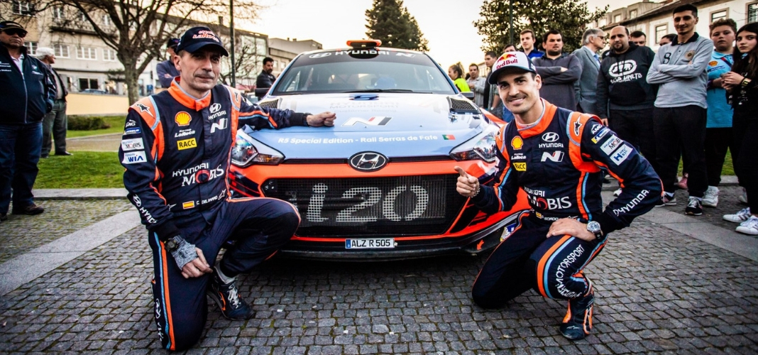 Dani Sordo e a Hyundai no Rallye Serras de Fafe