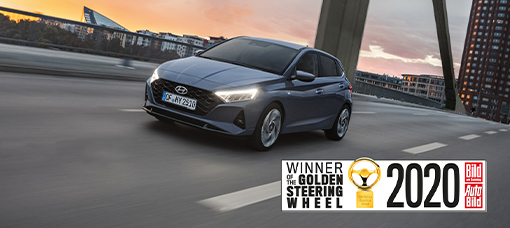 Novo Hyundai i20 conquista o prémio Golden Steering Wheel