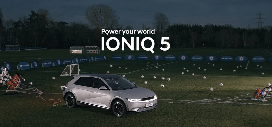 Hyundai Ioniq treina com Atlético de Madrid