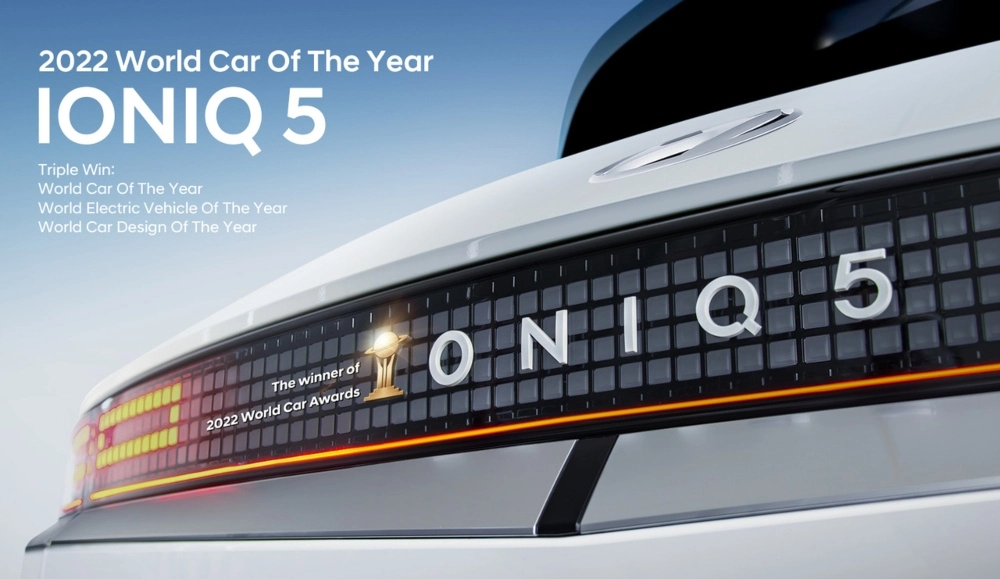 Hyundai IONIQ 5 eleito World Car of the Year e Electric Vehicle of the Year