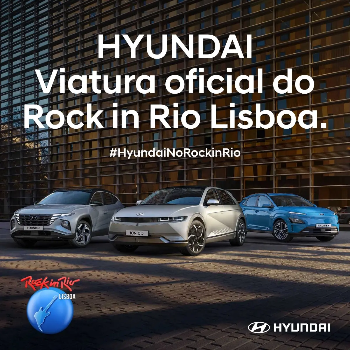 Hyundai é a viatura oficial do Rock in Rio Lisboa