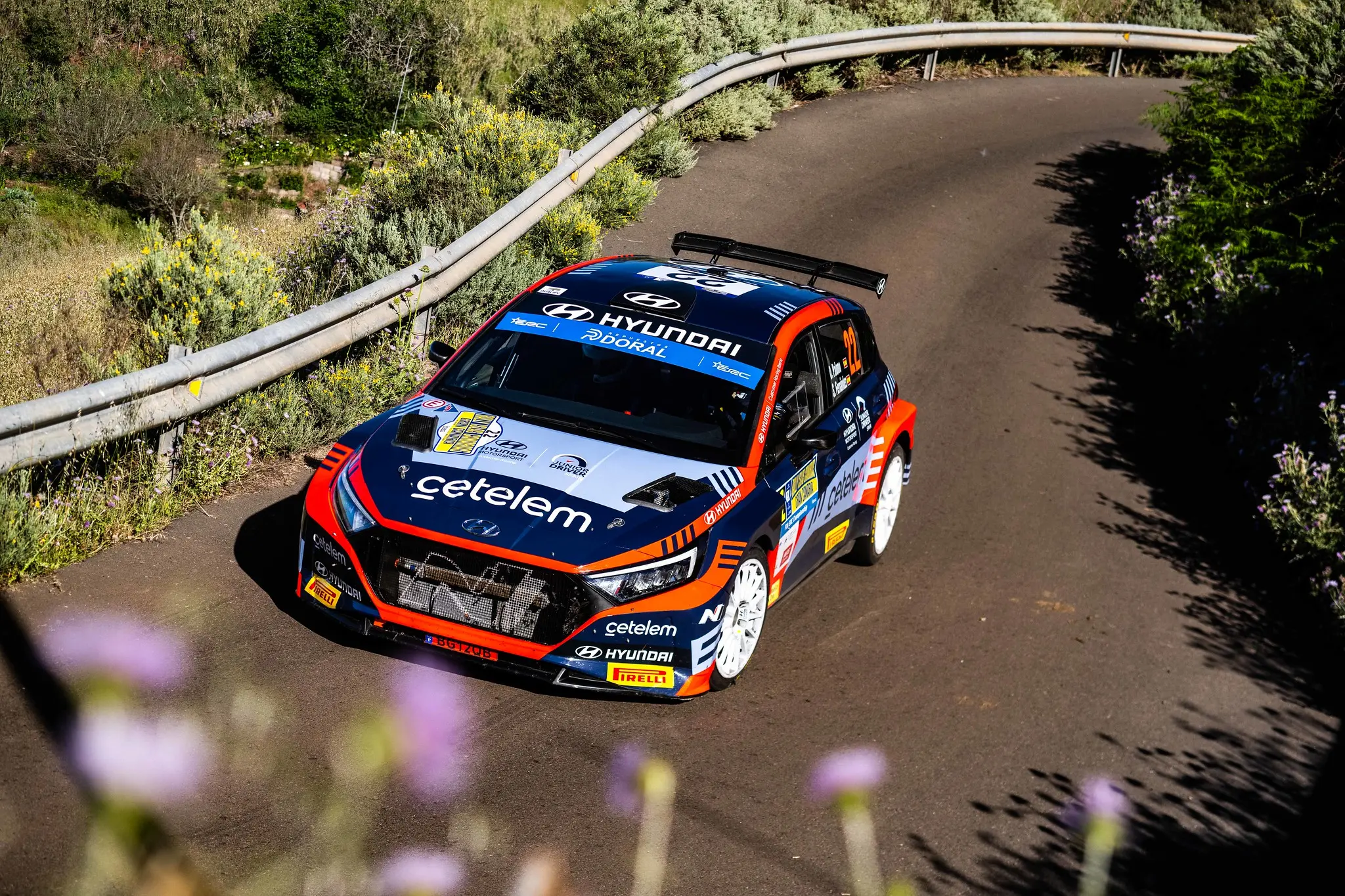 Super-Campeonato de Espanha de Ralis: Três Hyundai no “top 10” do Rally Islas Canárias