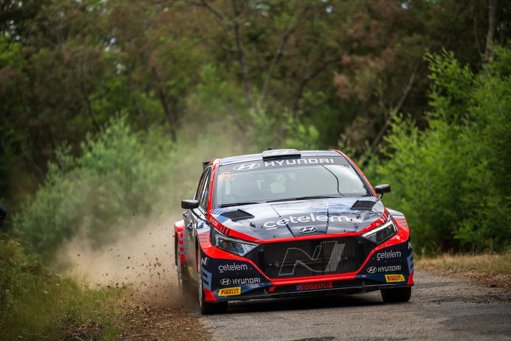 Jornada aziaga da Hyundai no Rally de Ourense
