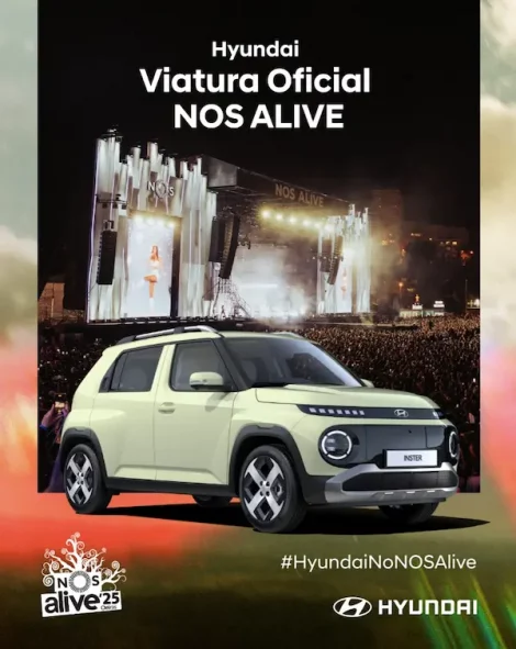 hyundai INSTER viatura oficial NOS Alive 2025
