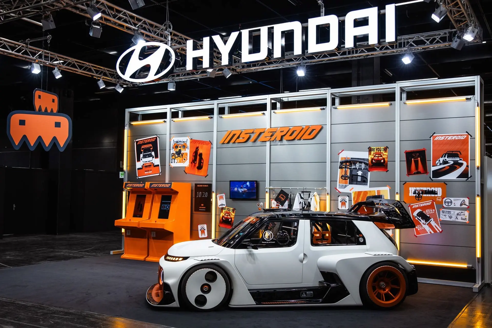 Hyundai leva diversão dos jogos arcade para a gamescom 2025 com o concept car Hyundai INSTEROID