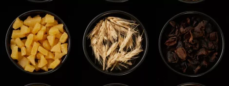 3 tigelas com cereais