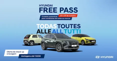 Hyundai Free Pass: está de volta o evento automóvel para clientes de todas as marcas