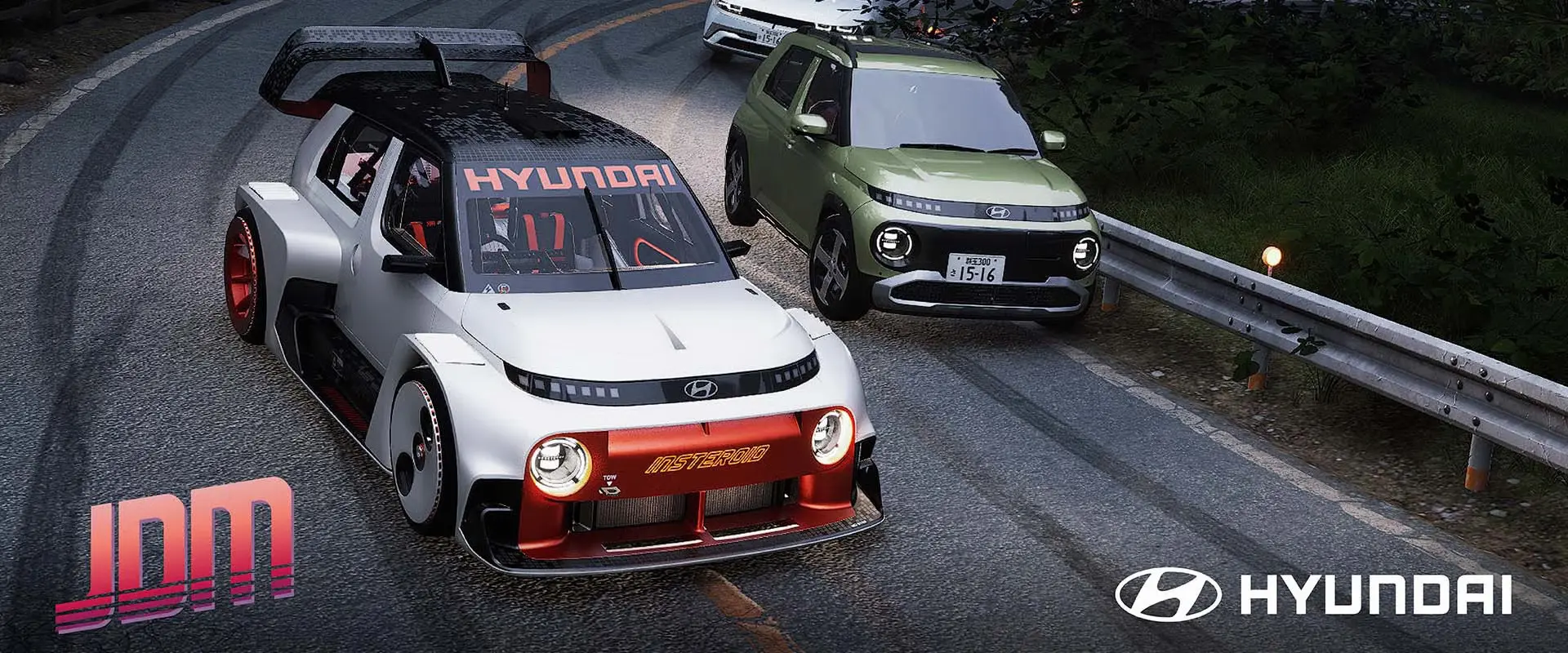 HYUNDAI entra no universo das corridas drift virtuais com o concept car 100% elétrico INSTEROID