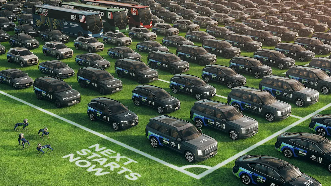 HYUNDAI com a maior operação de mobilidade e robótica de sempre durante o Campeonato do Mundo FIFA 2026™
